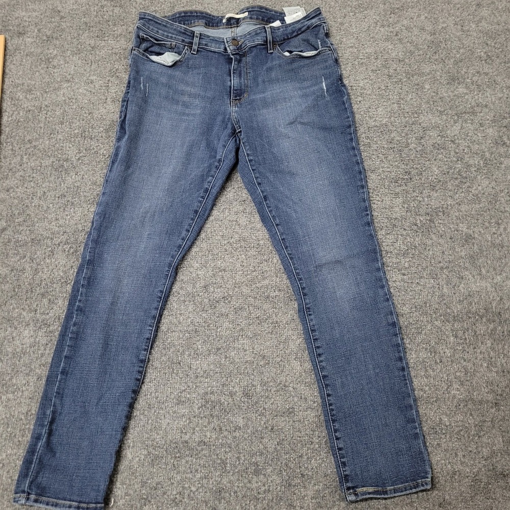 Levi's Jeans Womens Size 33 Blue 711 Skinny Viscose Stretch Denim Casual Pants